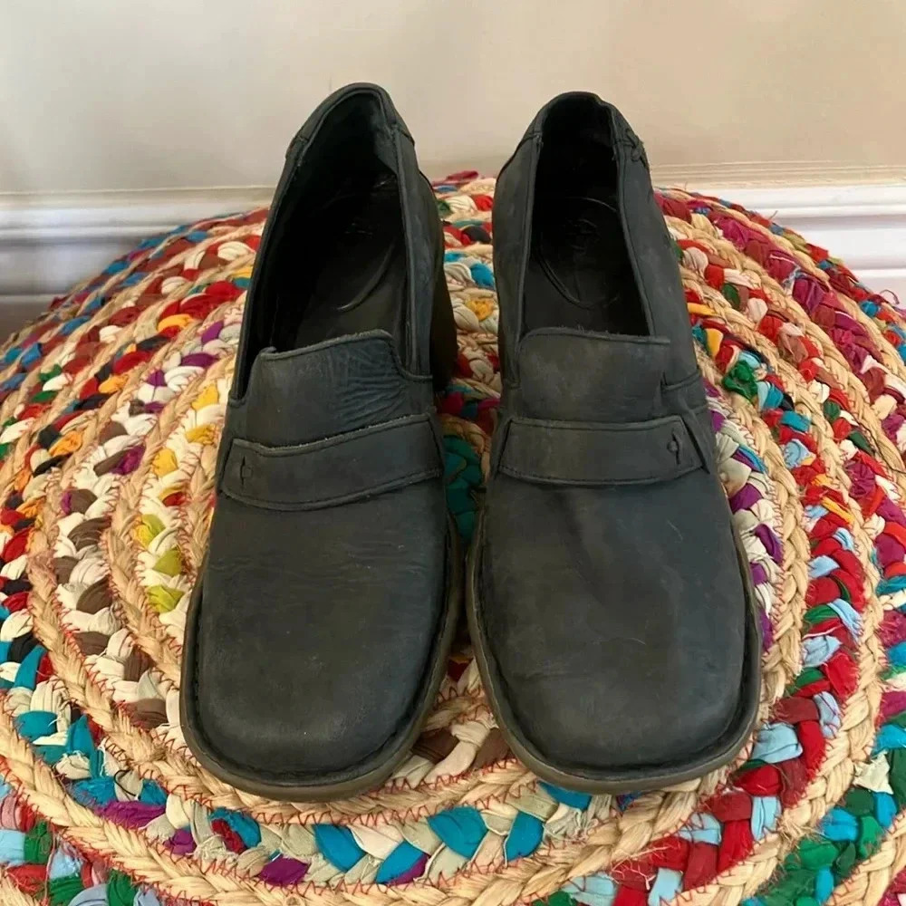 Dr. Martens leather  heeled loafers